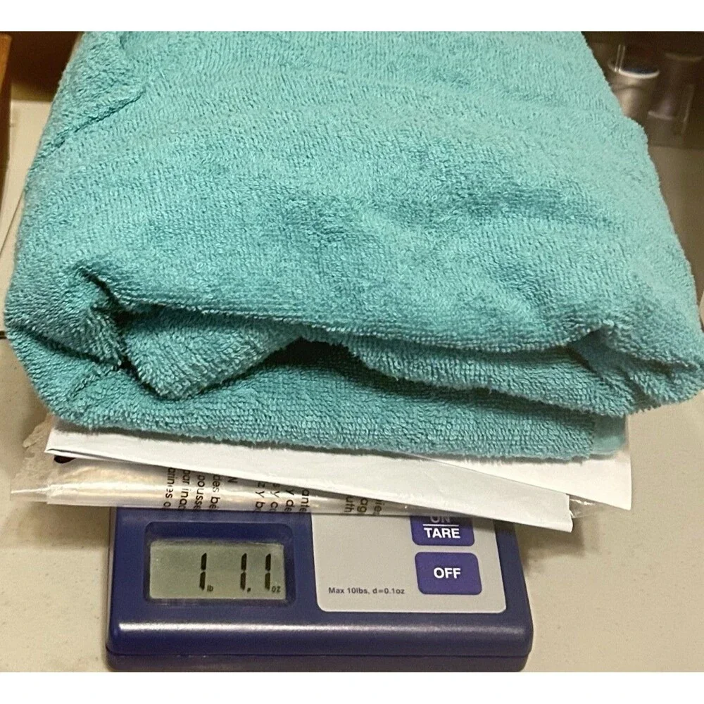 Melsimo by TowelSelections Small 100% Cotton Green Wrap Towel Shower Beach Pool